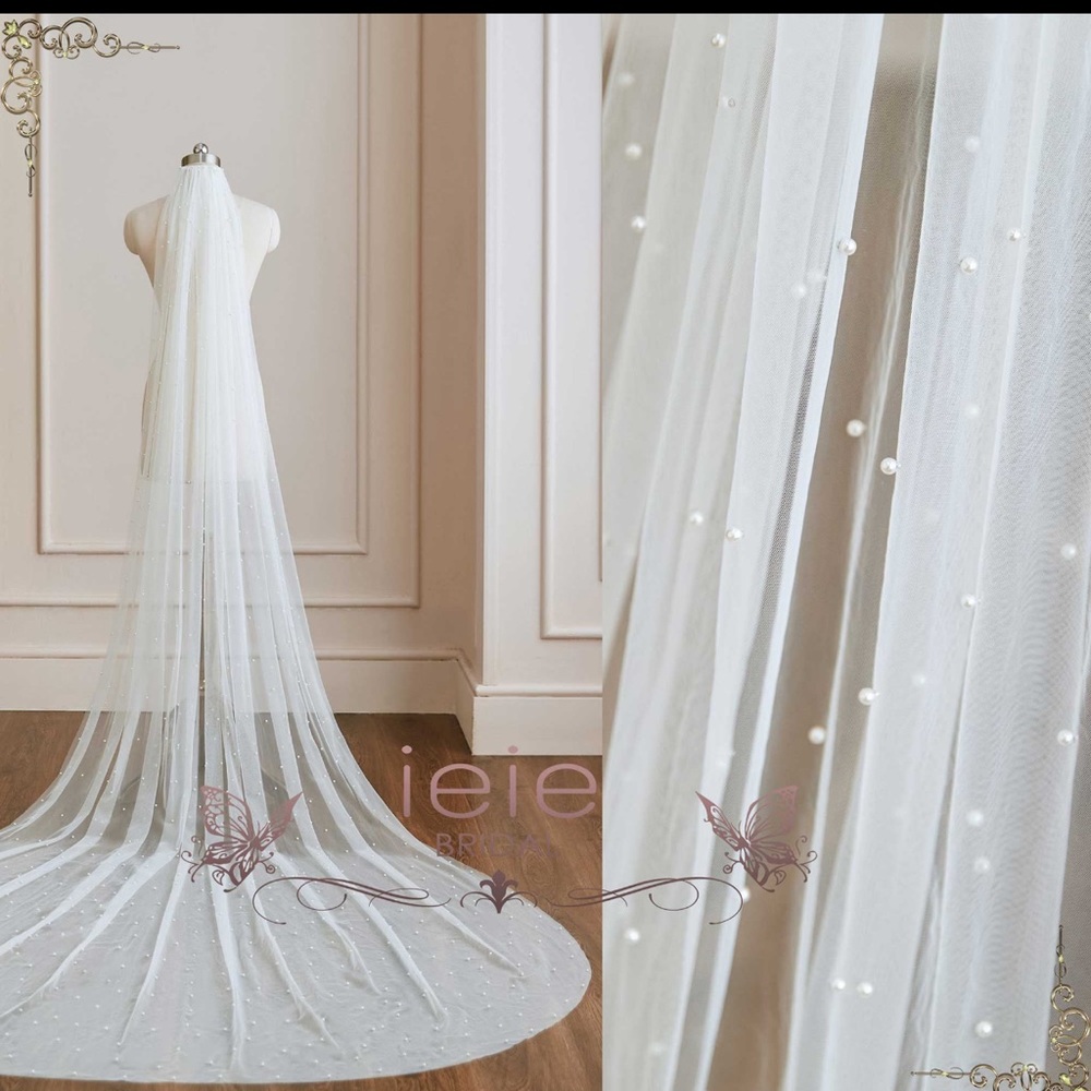Cathedral Pearl Wedding Veil